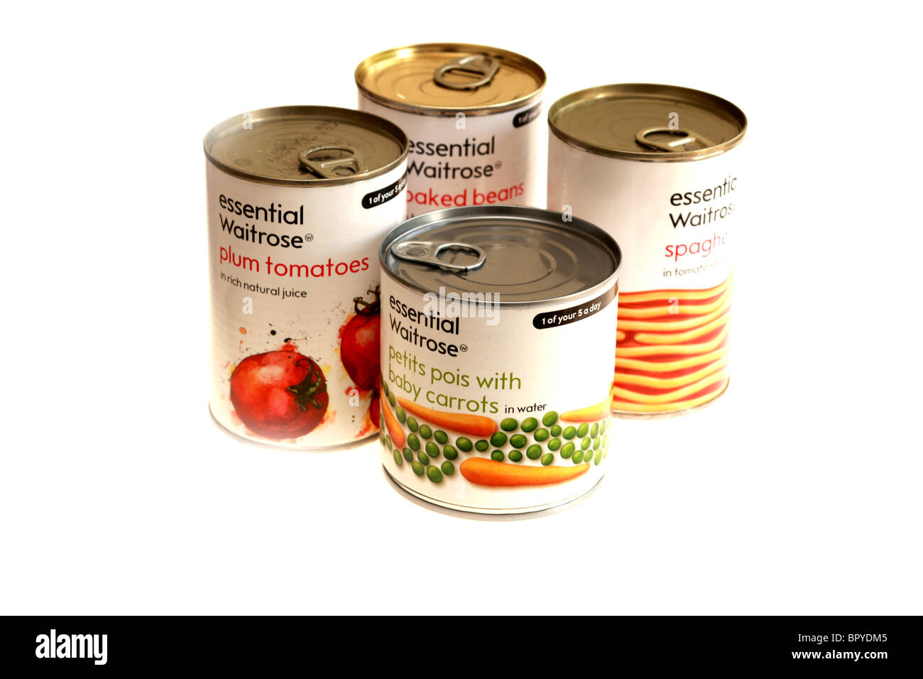 Waitrose Essentials Tins Stock Photo Alamy