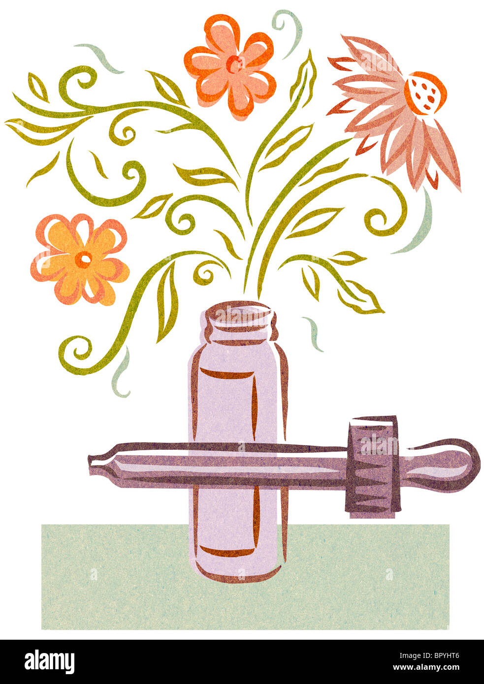 Essence of flower tincture Stock Photo Alamy