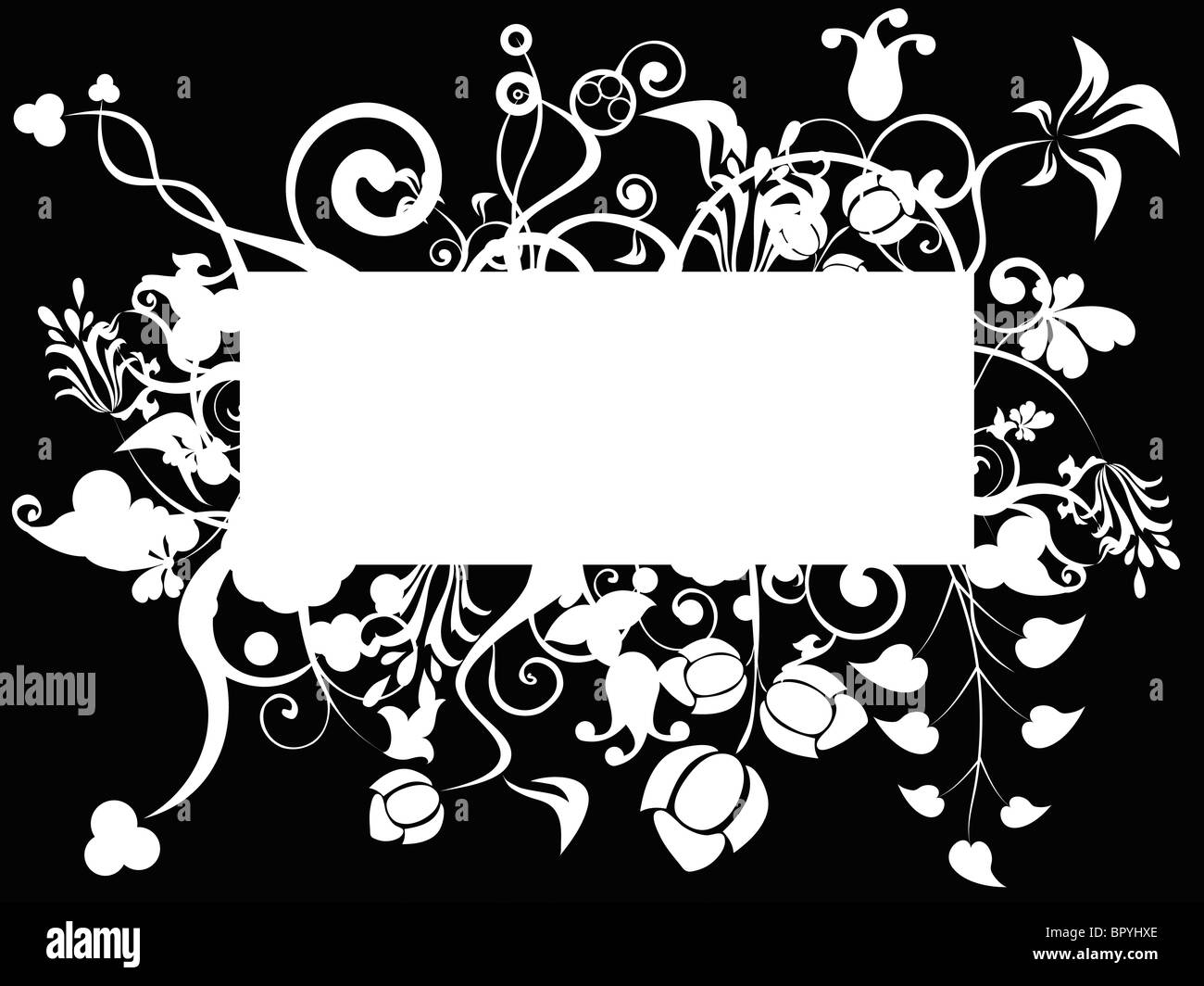 art blank with foliage Stock Photo Alamy