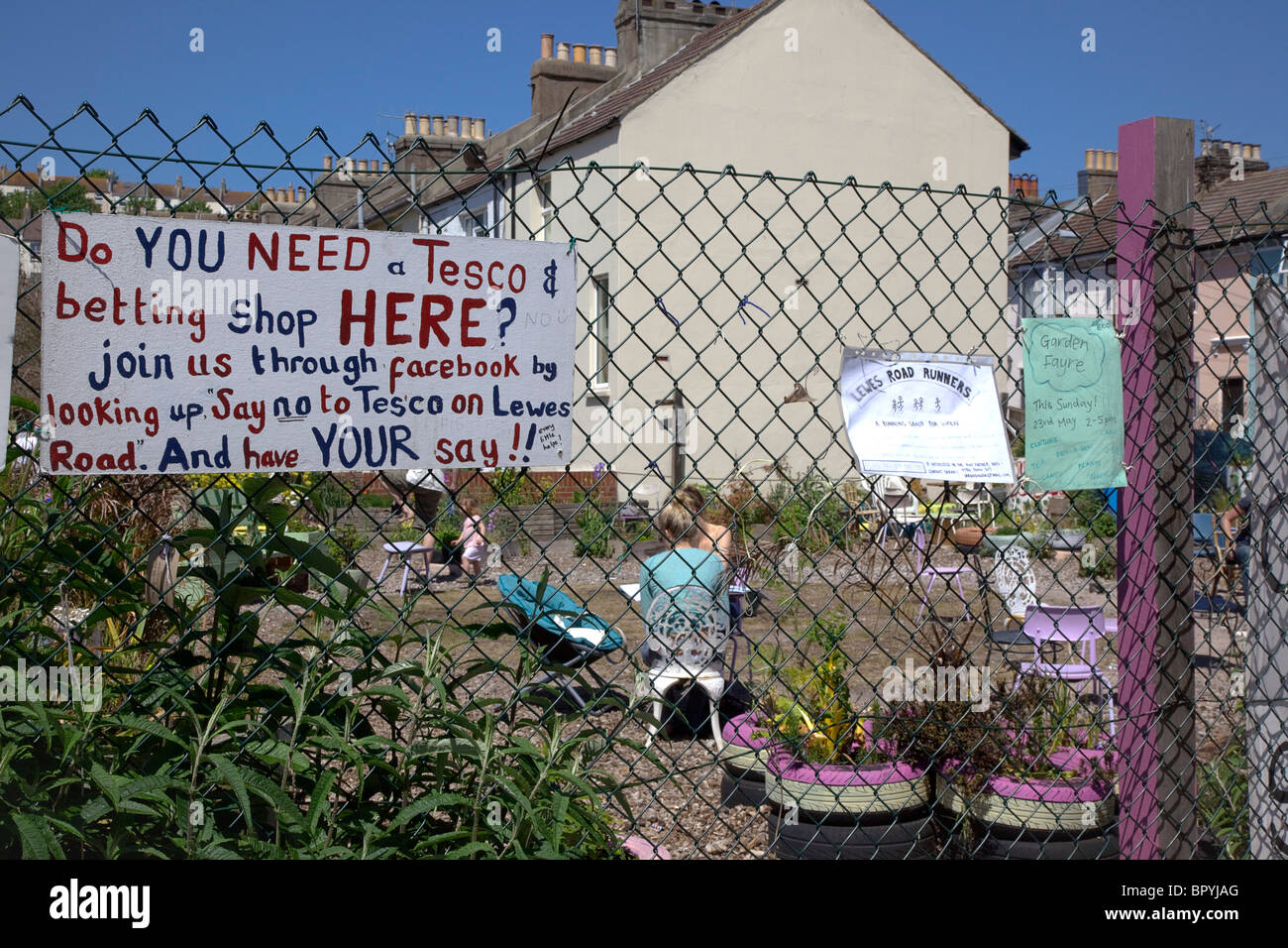 England, East Sussex, Brighton, Lewes Road, former petrol station