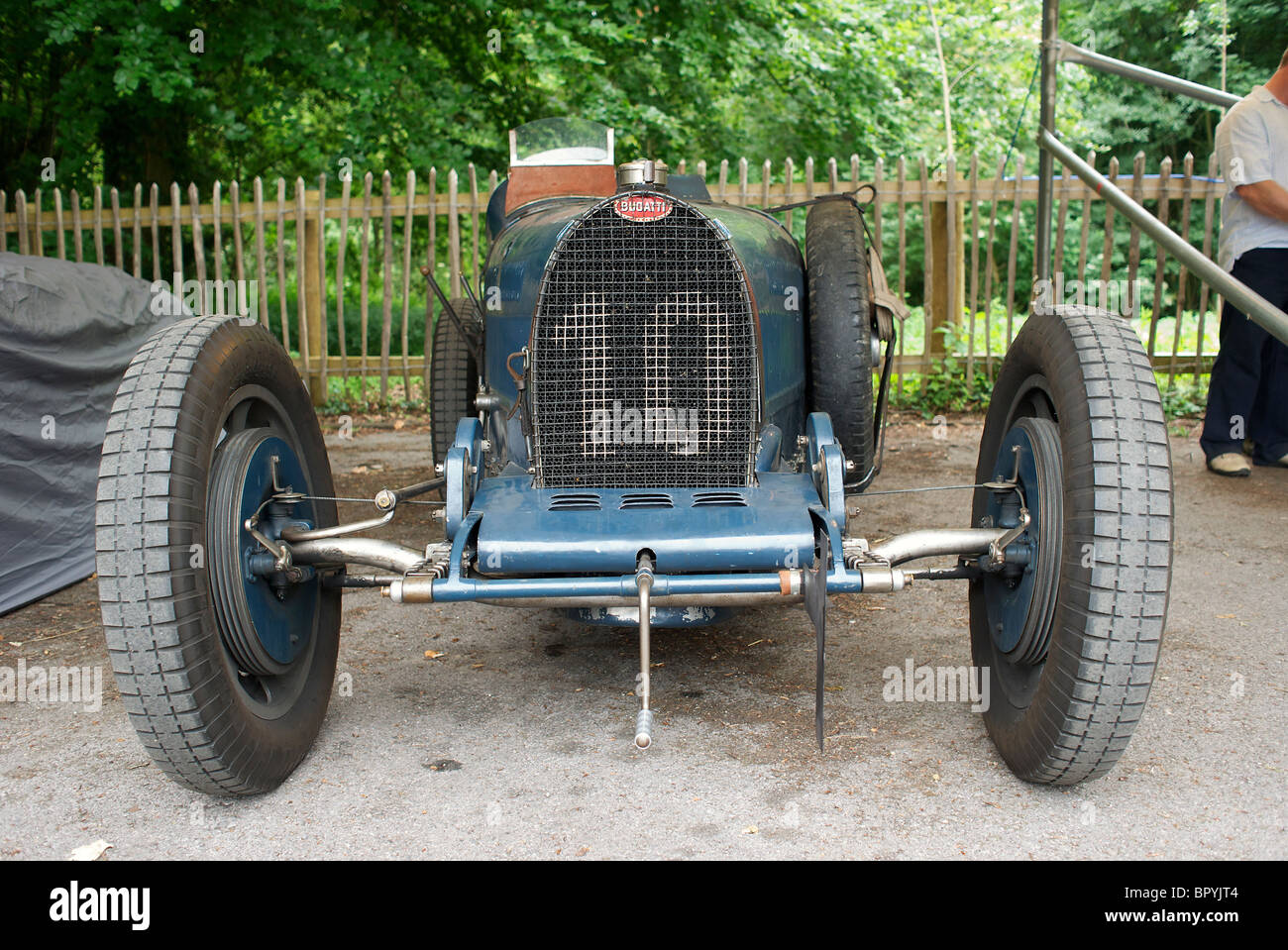 Old Bugatti racing car Stock Photo Alamy