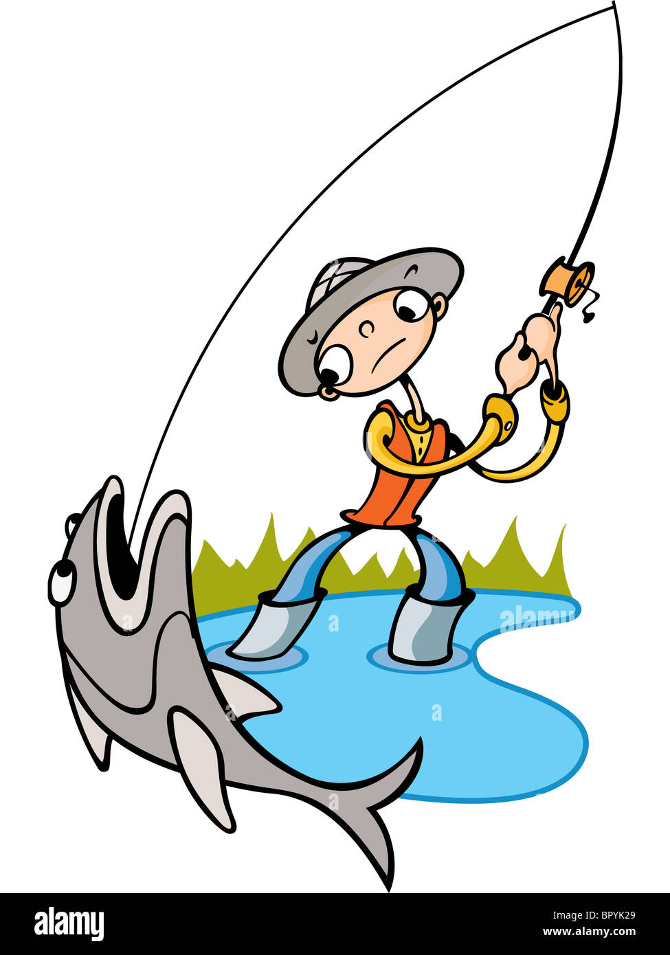A man fishing Stock Photo - Alamy A man fishing Stock Photo - Alamy