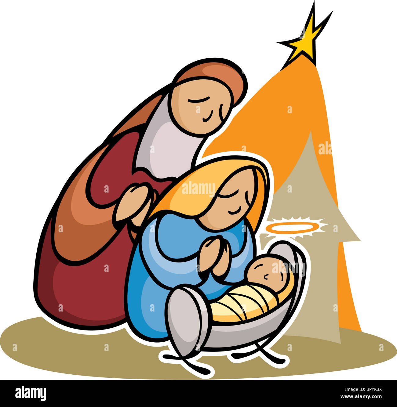 The nativity scene Stock Photo - Alamy