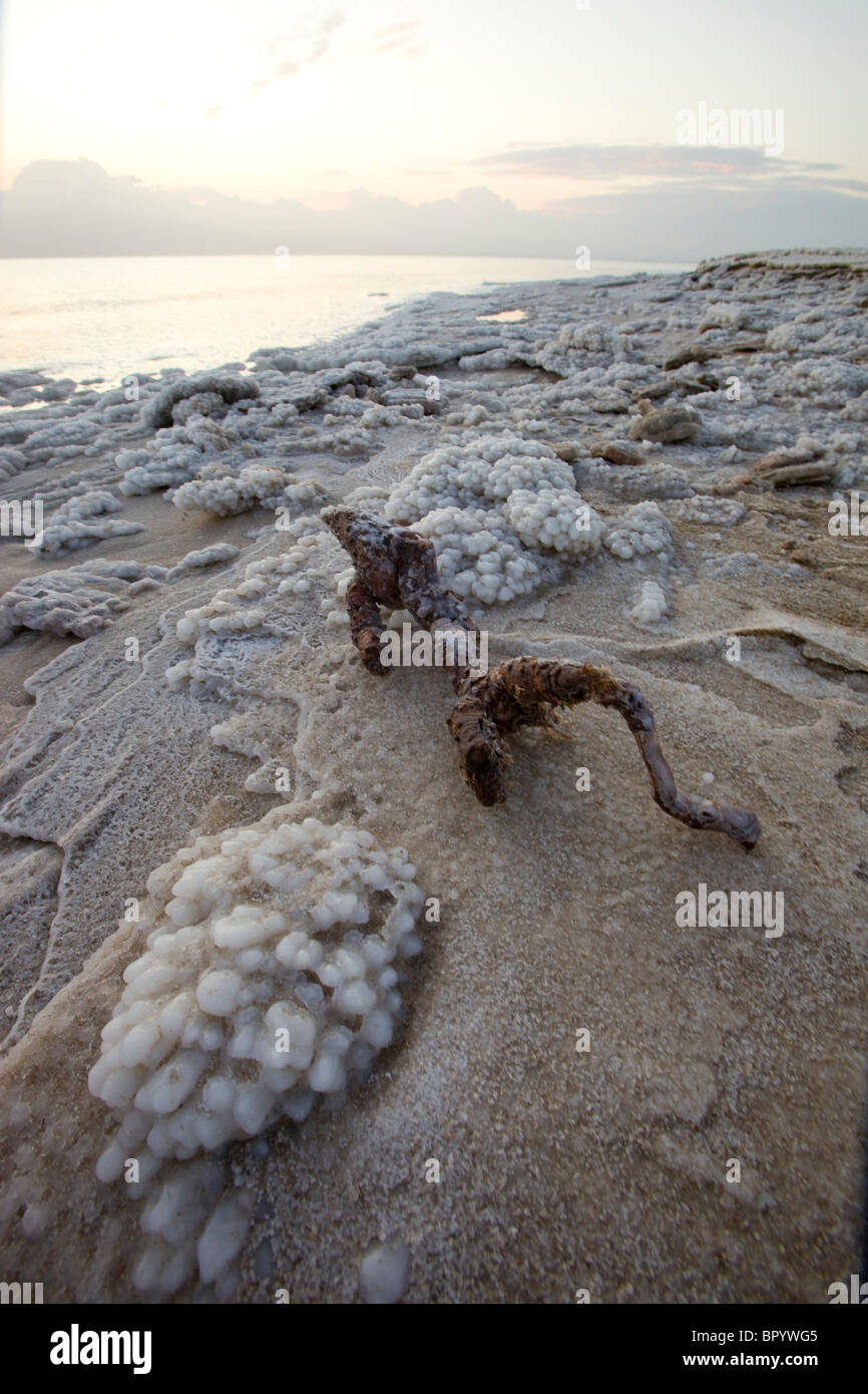 Photograph of the landscape of the Dead Sea Stock Photo