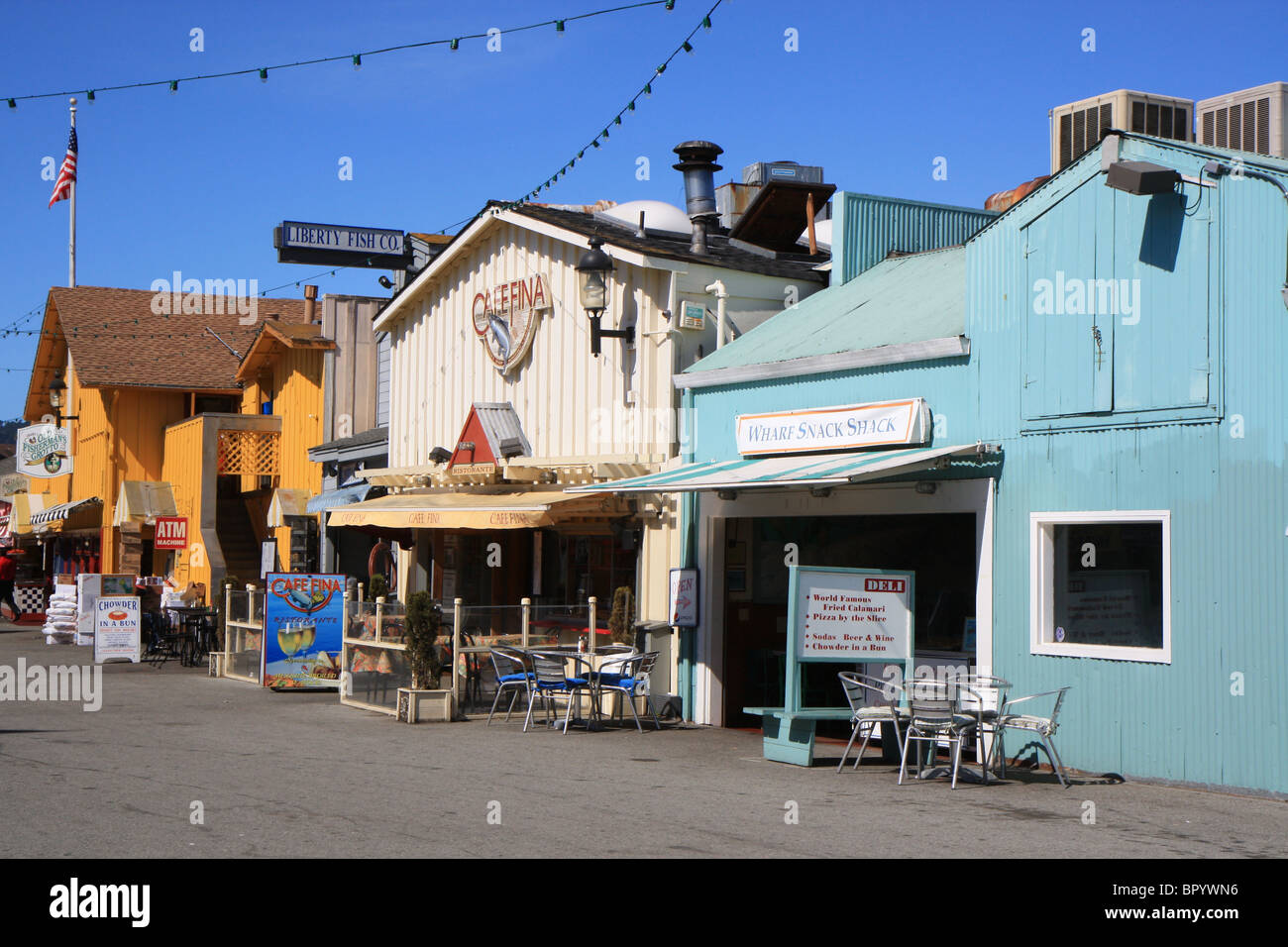 Fisherman's wharf, Monterey, California, United States of America Stock Photo