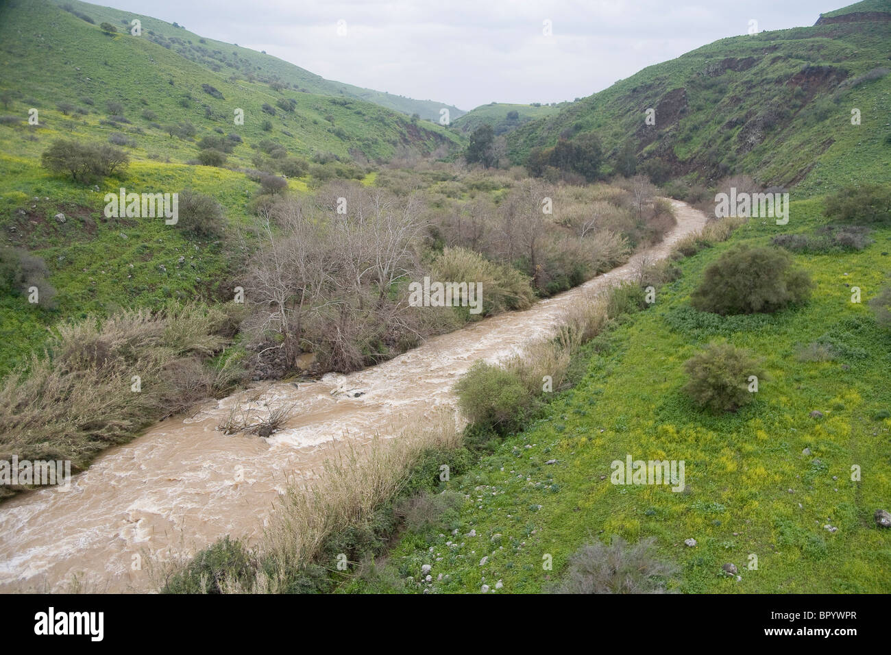 Aerial photograph jordan river in hi-res stock photography and images ...