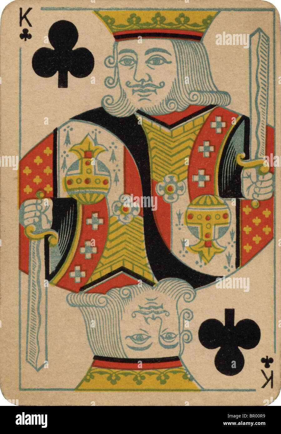 Classic Playing Card Playing Card Hearts King of Hearts Game Room Art Heart King King Card King Rose Heart Crown Classic King
