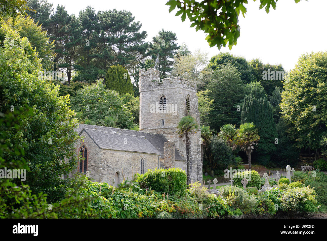 St JustinRoseland Church, Cornwall, UK Stock Photo Alamy