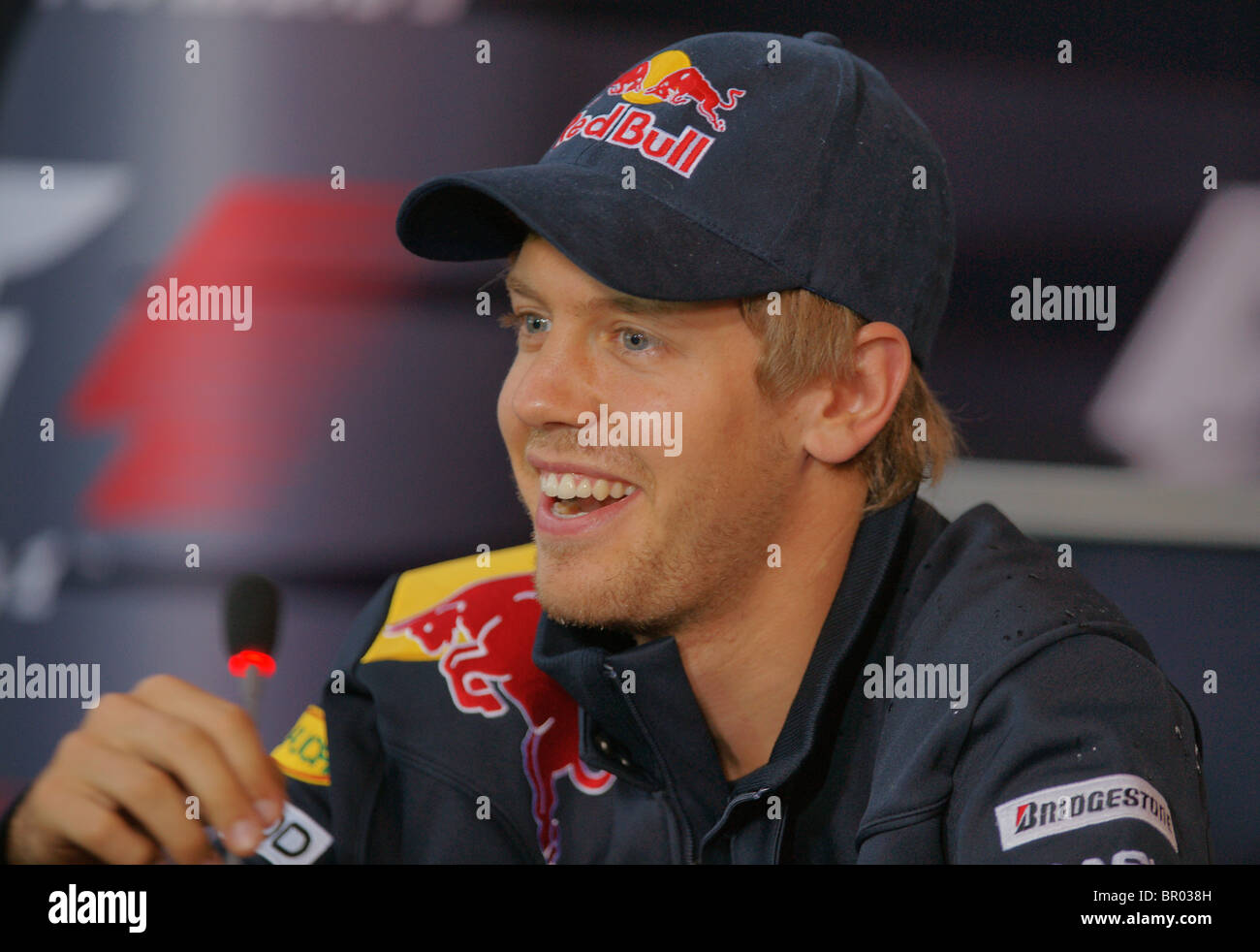 FIA F1 Formula One World Championship Hockenheim with Sebastian Vettel, Red Bull Racing Stock Photo
