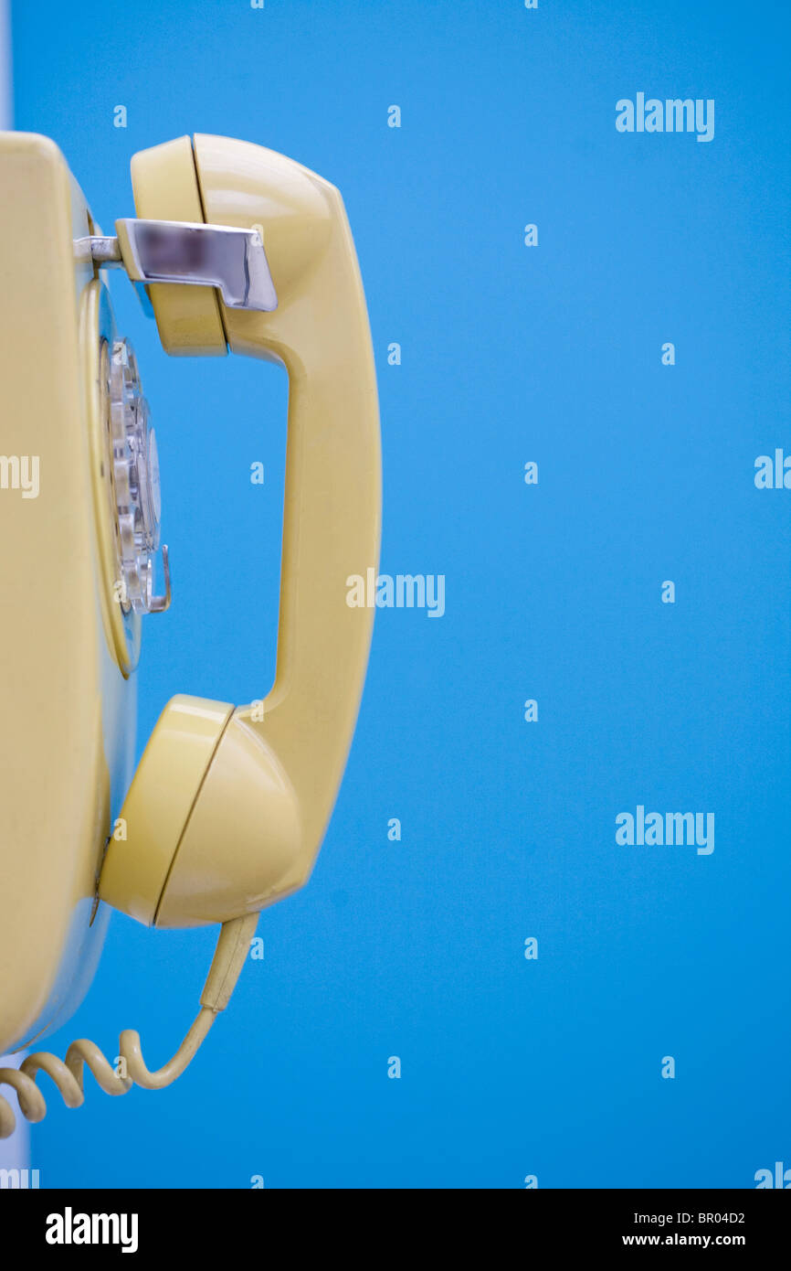 Vintage wall telephone hi-res stock photography and images - Alamy