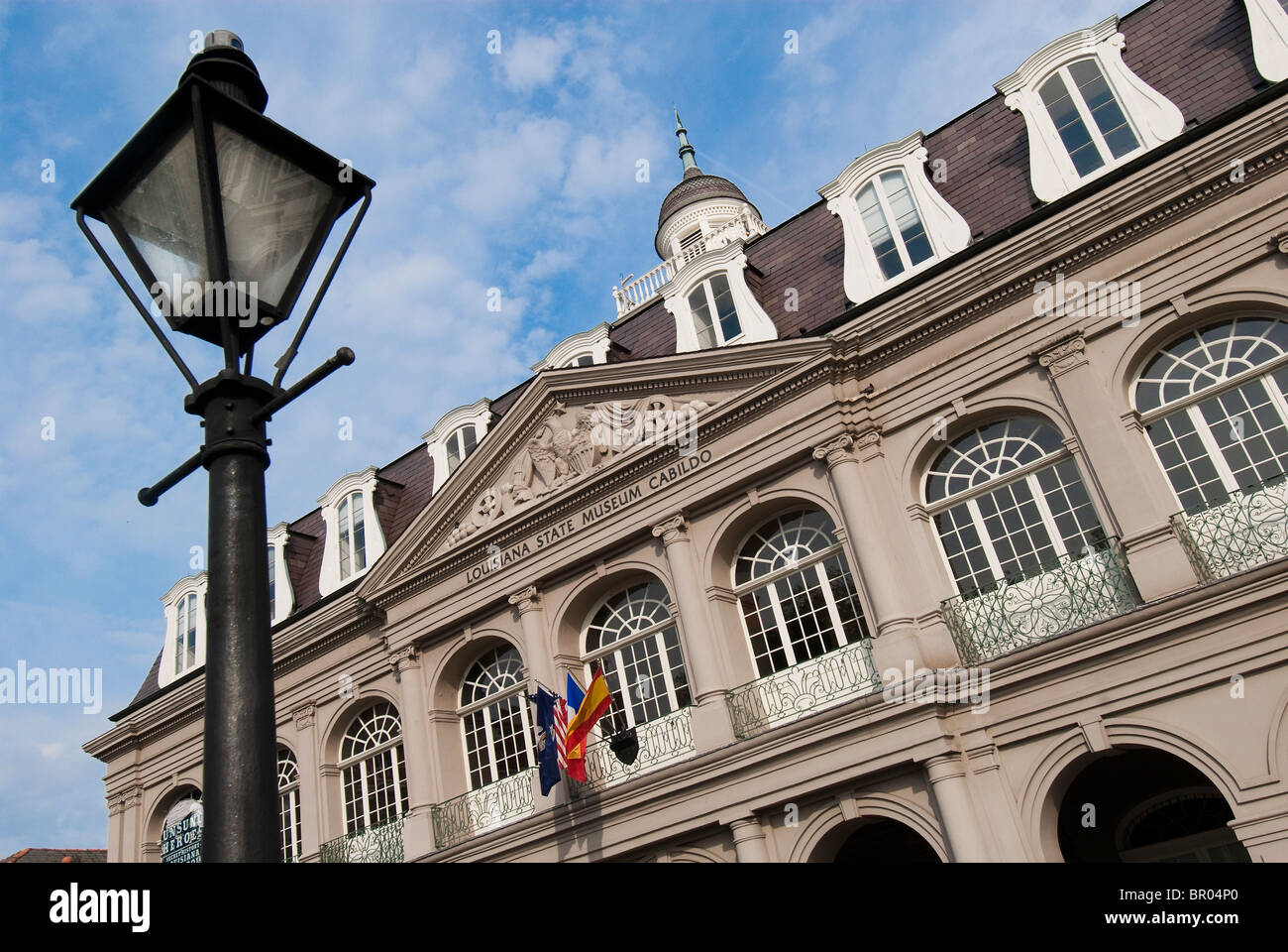 The Cabildo, originally the seat of colonial government, now the Louisiana State Museum, New Orleans, Louisiana, USA Stock Photo