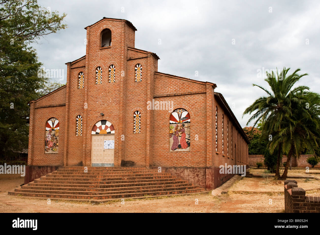 Church, Mua Mission, Malawi Stock Photo