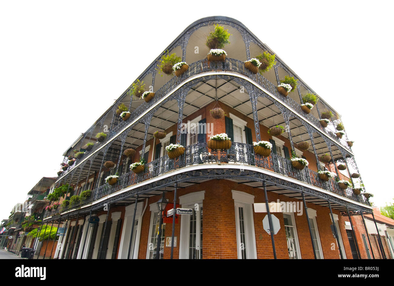 Wrought Iron grill work in the French Quarter of New Orleans, Louisiana