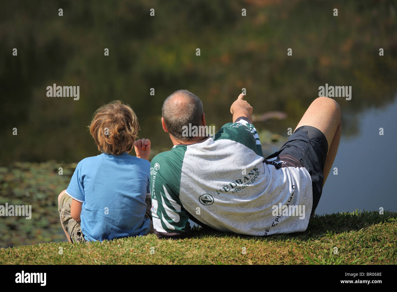 Father son moment shirt hi-res stock photography and images - Alamy