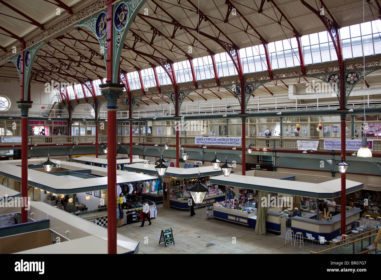 Accrington Market Hall Accrington Lancashire Stock Photo Alamy
