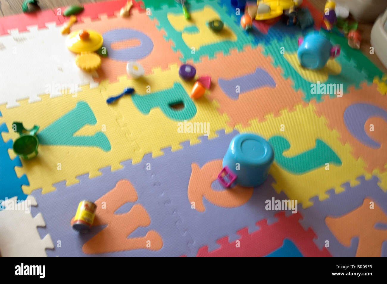 Abstract of children's playroom Stock Photo