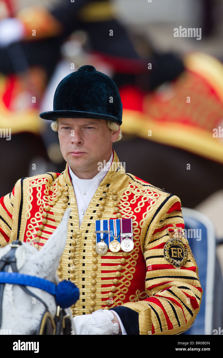 Jack Hargreaves, Head Coachman. driving the Ivory Mounted Phaeton. 'Trooping the Colour' 2010 Stock Photo