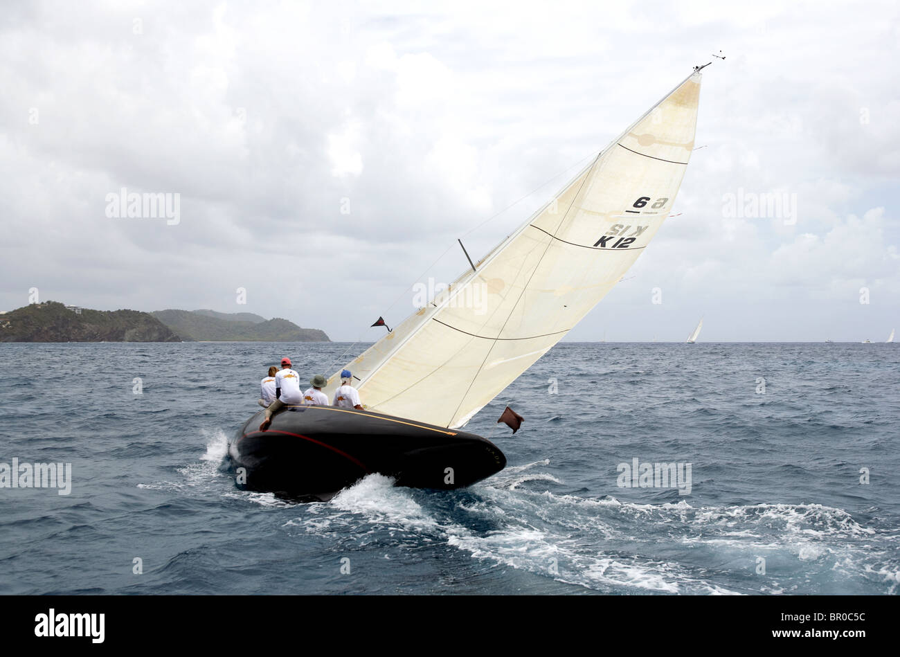 Sailing in heavy air Stock Photo Alamy