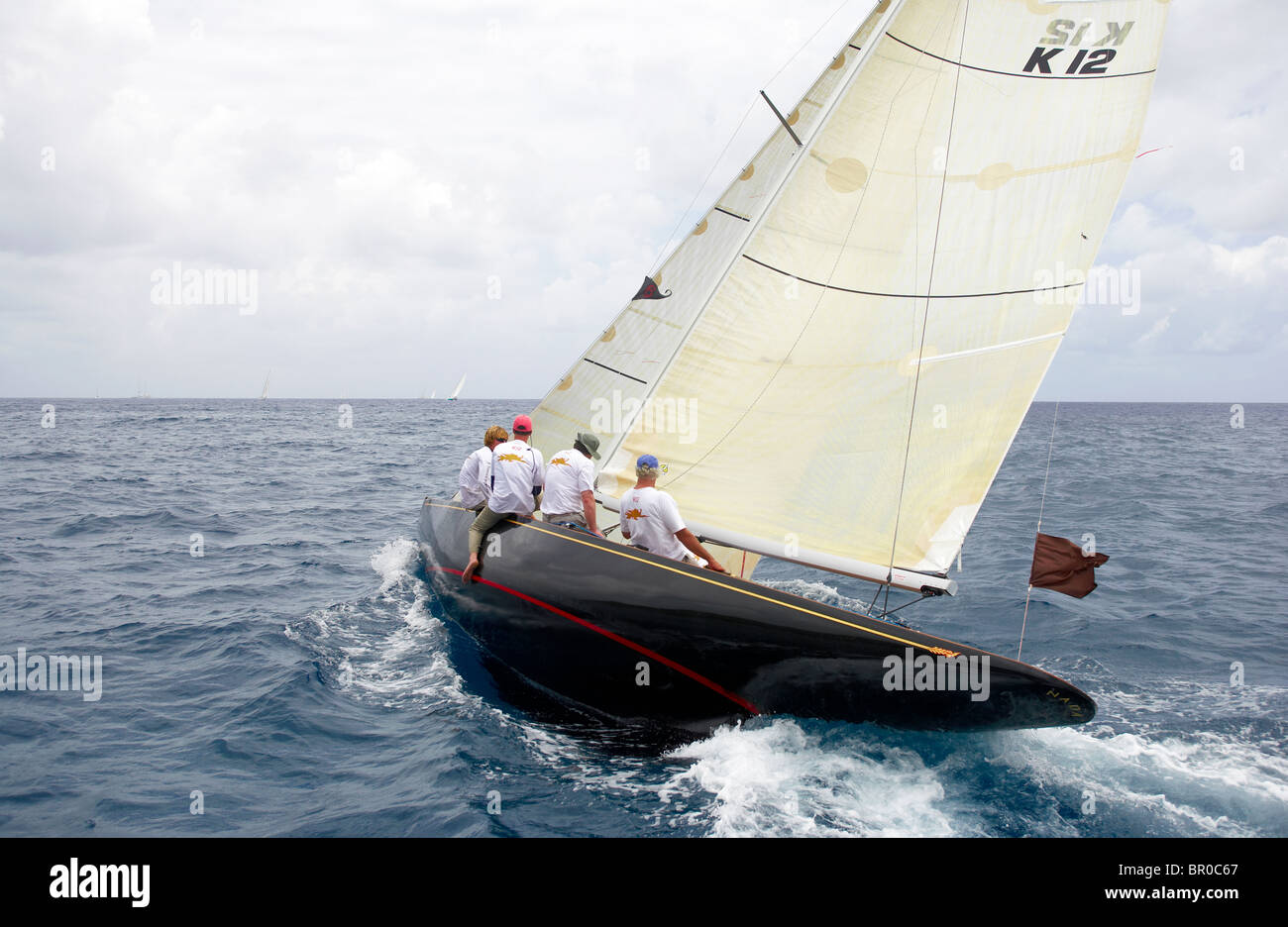 Sailing upwind Stock Photo Alamy