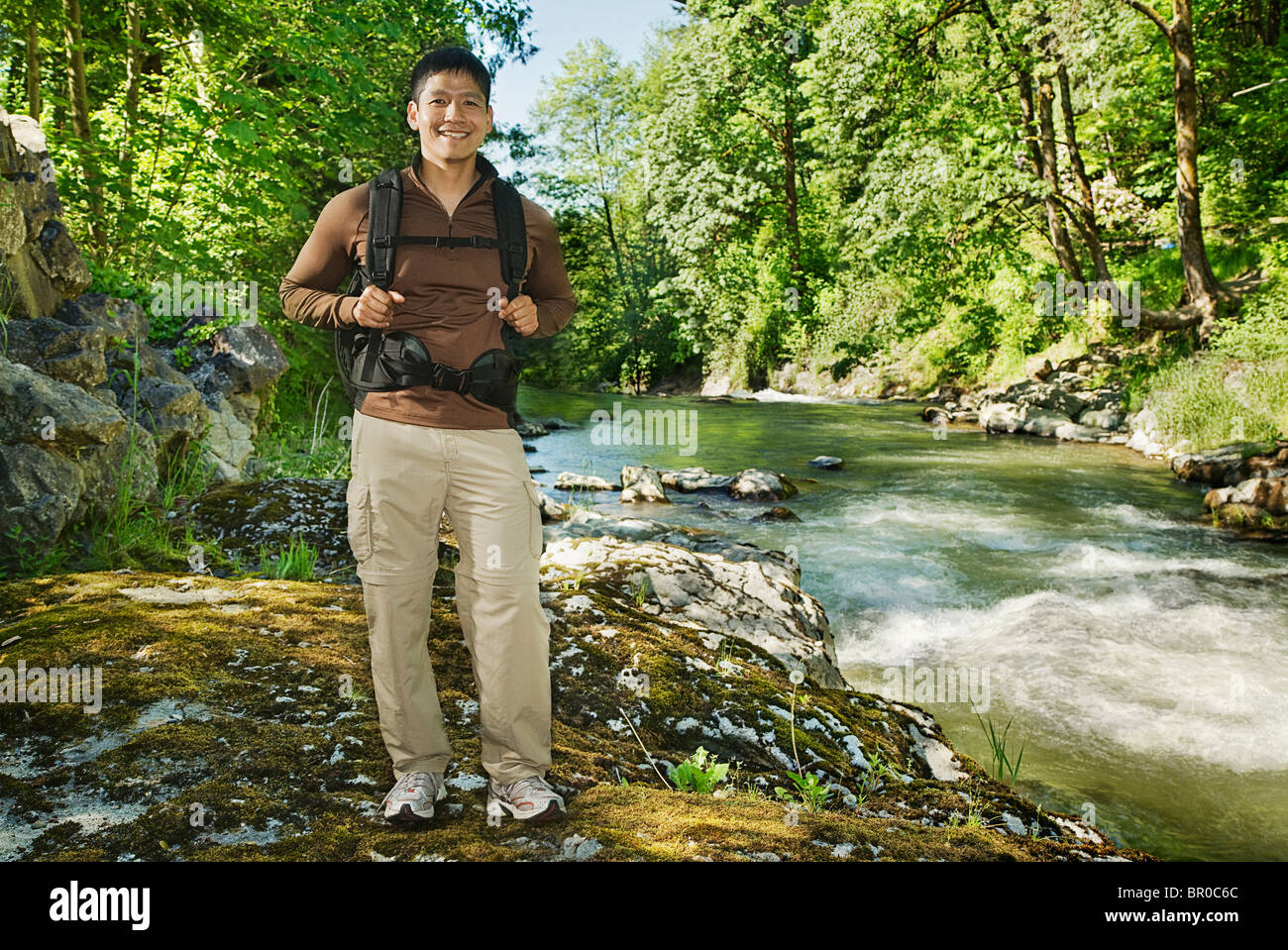 Man day hiking hi-res stock photography and images - Alamy