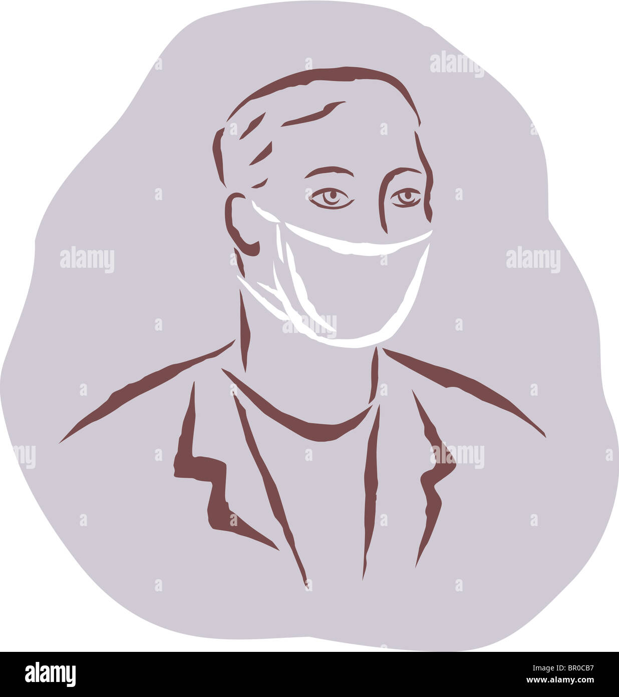 A man wearing a surgical mask Stock Photo - Alamy
