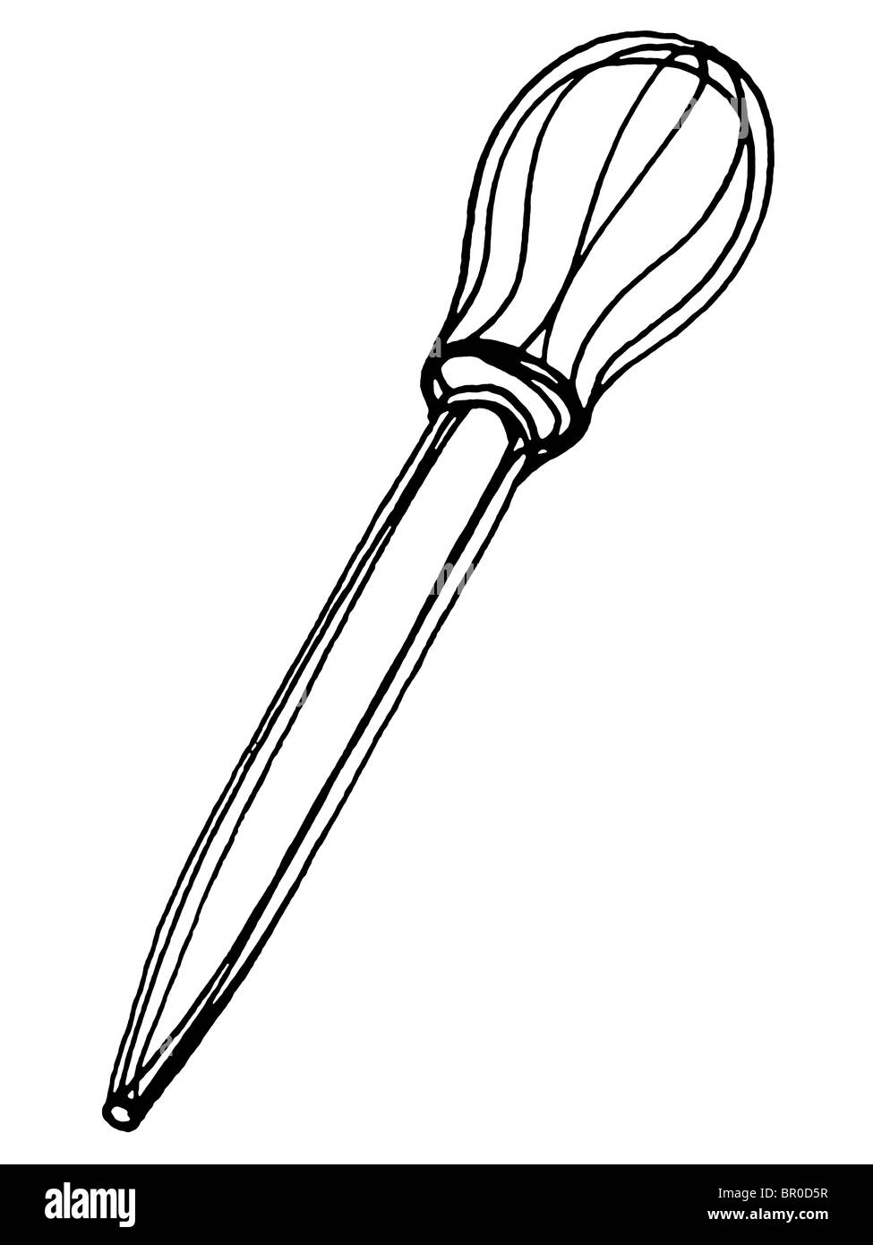 A black and white illustration of a baster Stock Photo Alamy
