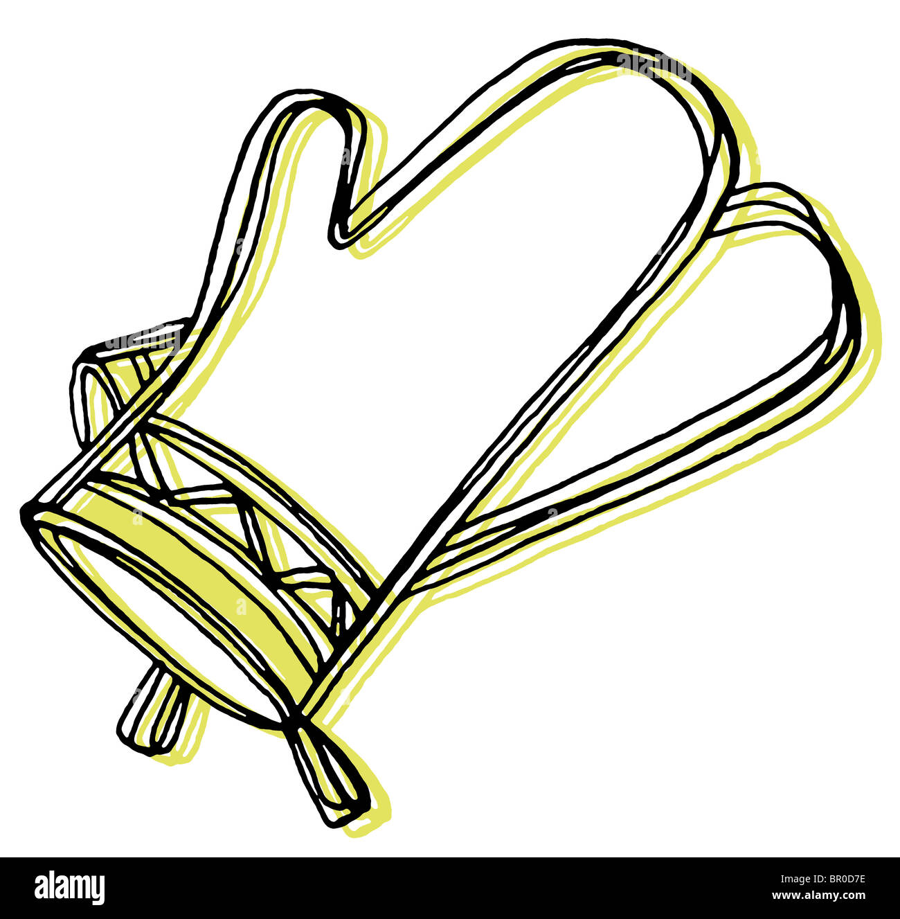 A pair of oven mitts Stock Photo Alamy