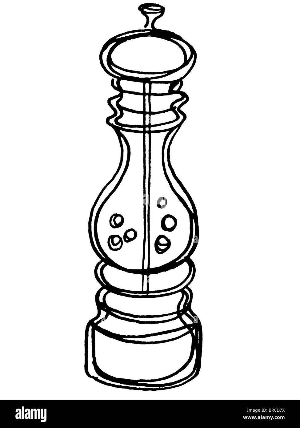 10+ Pepper Grinder On White Illustrations, Royalty-Free Vector Graphics &  Clip Art - iStock