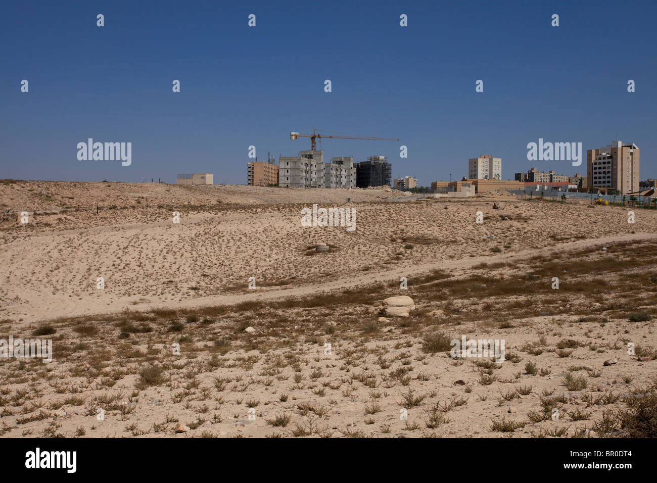 A neighborhood in Arad a city in the Southern District of Israel located on the border of the