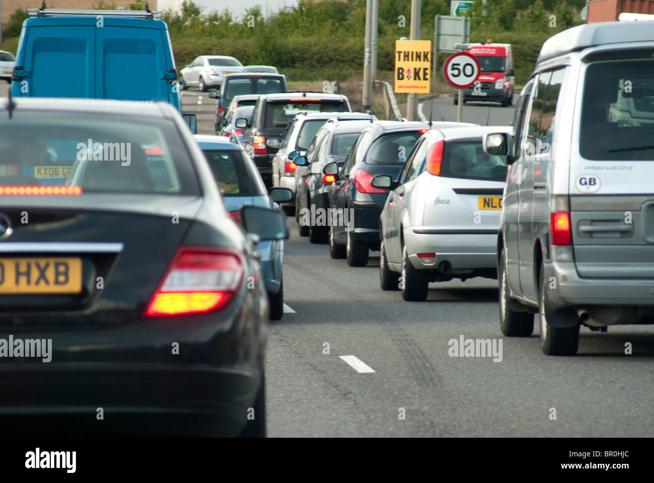 Traffic Congestion Stock Photo