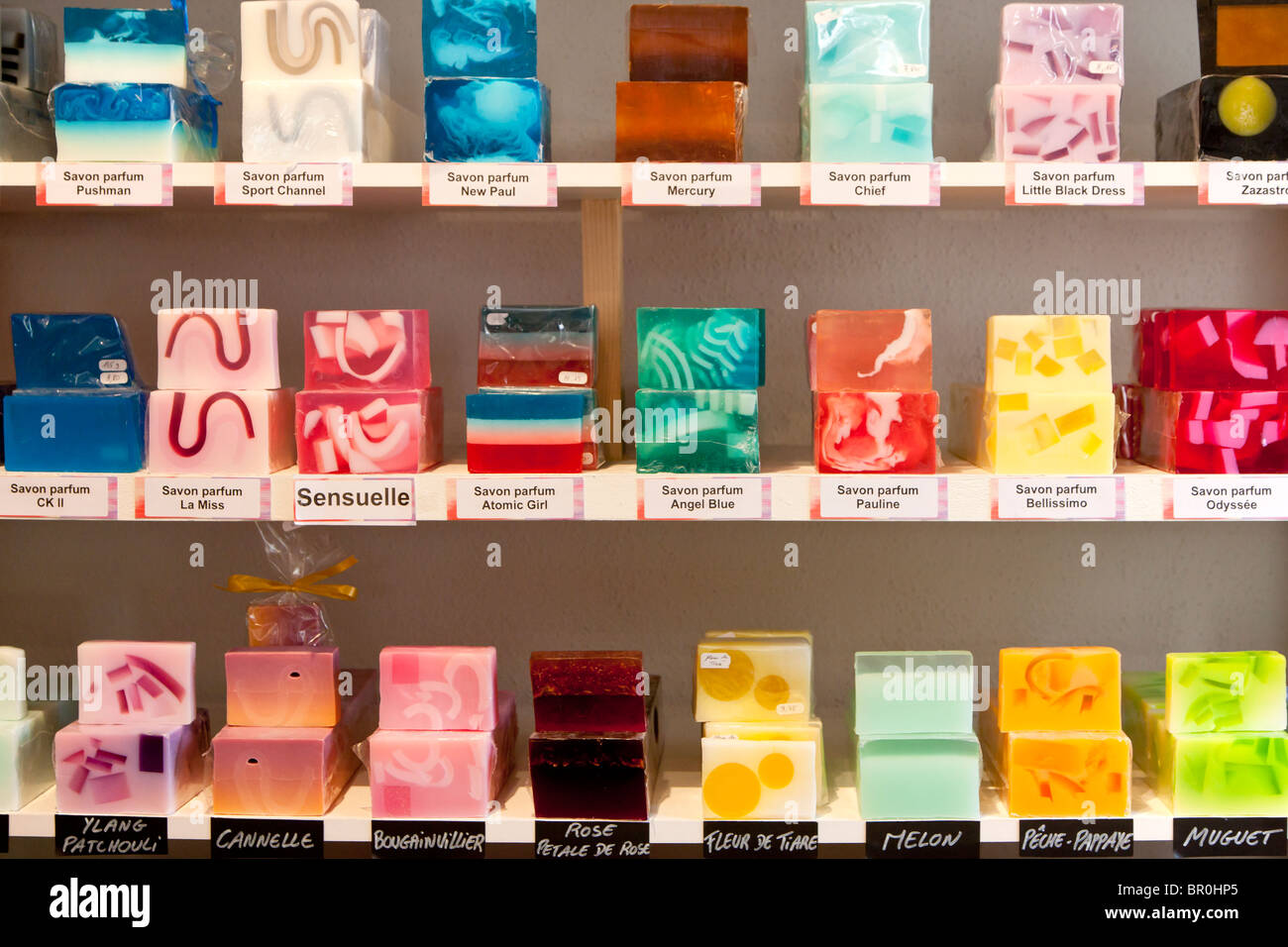 Natural Soap Display Soaps High Resolution Stock Photography And Images Alamy