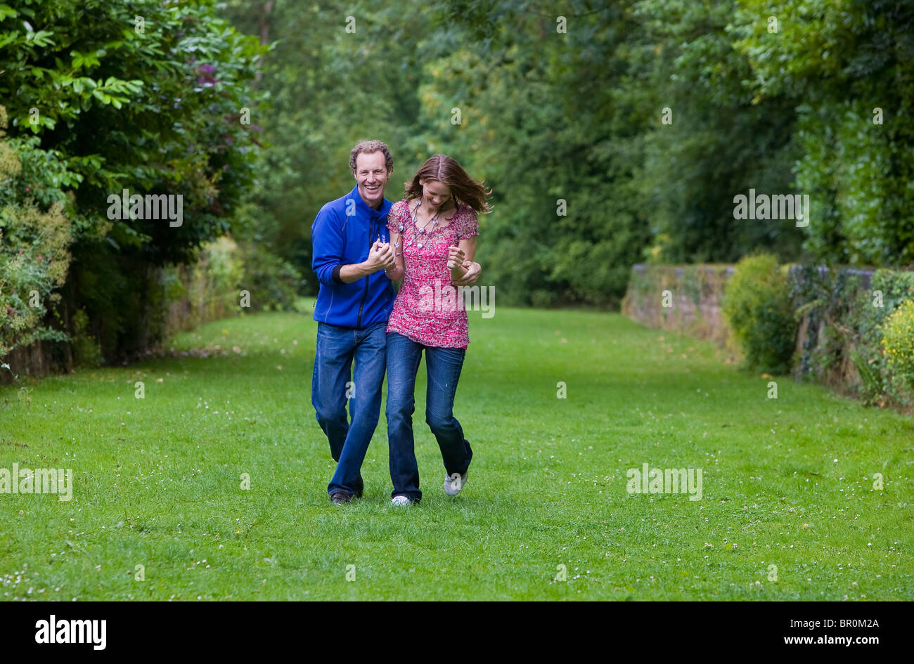 Couple taking a walk model released Stock Photo