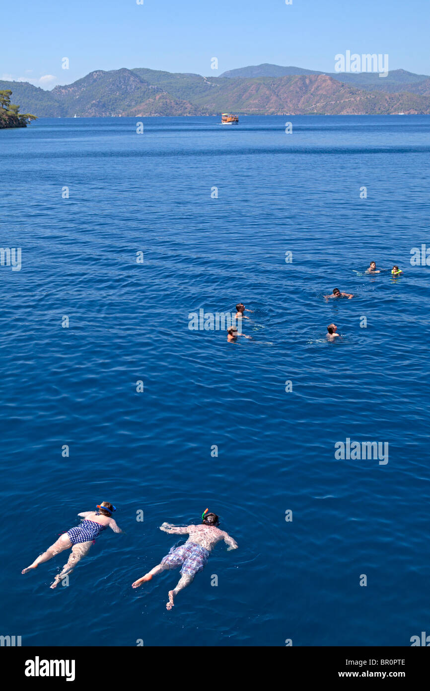 snorkeling off Dockyard Island during a boat trip from Fethiye to the