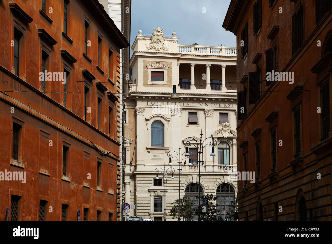 Beautiful backstreets in Rome, Italy Stock Photo