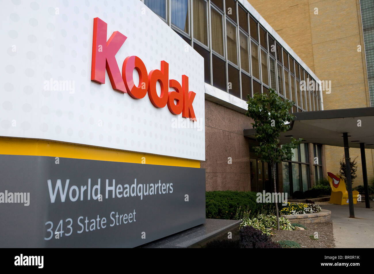 The World Headquarters of the Eastman Kodak Company.  Stock Photo