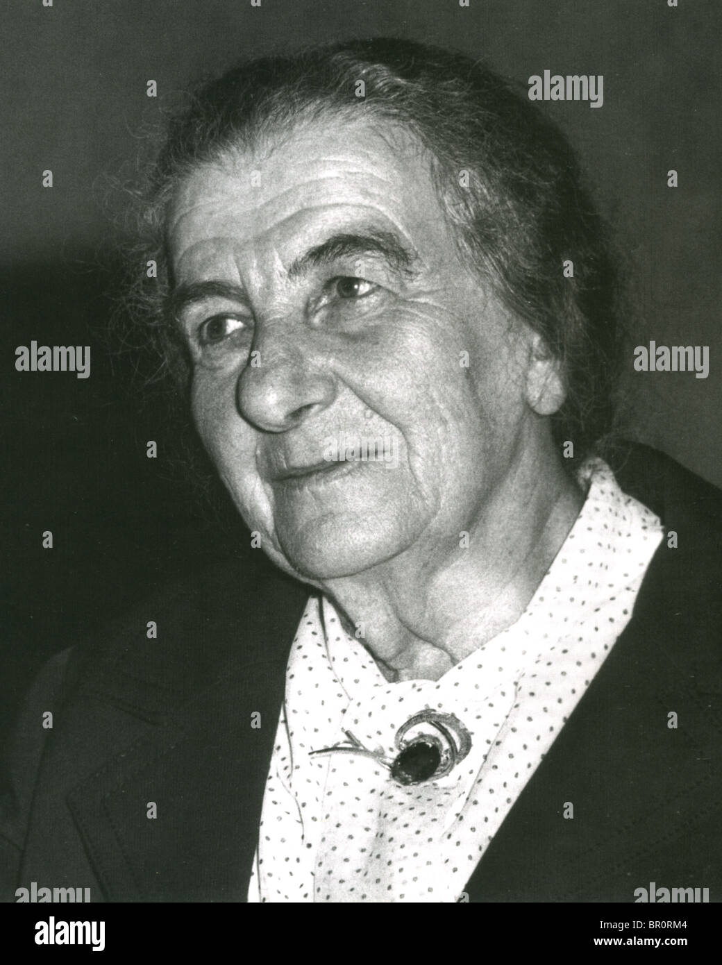GOLDA  MEIR  (1898-1978) Fourth Prime Minister of Israel Stock Photo