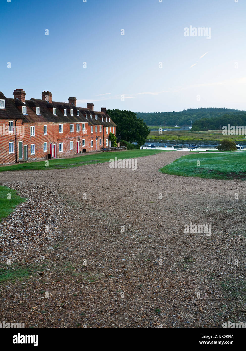 Bucklers Hard historical ship building village Hampshire UK Stock Photo ...