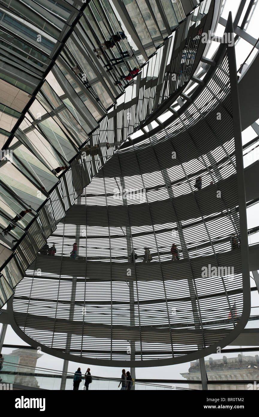 Berlin, Reichstag dome Stock Photo