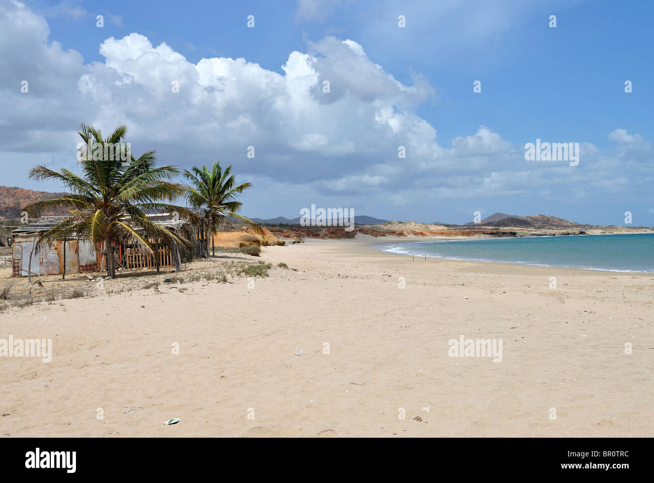 Tropical beach on Margarita Island, Venezuela Stock Photo