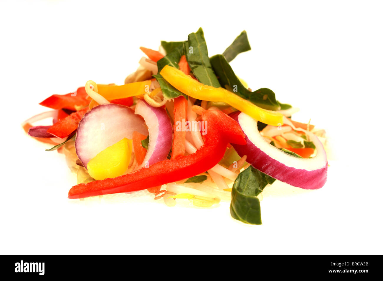 Mixed Pepper Stir Fry Stock Photo - Alamy