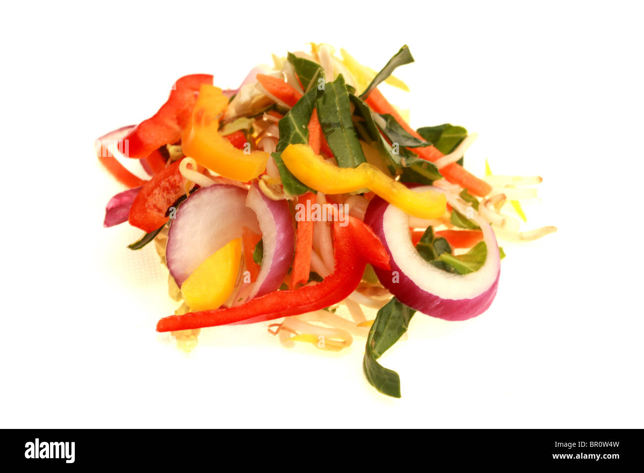 Mixed Pepper Stir Fry Stock Photo - Alamy
