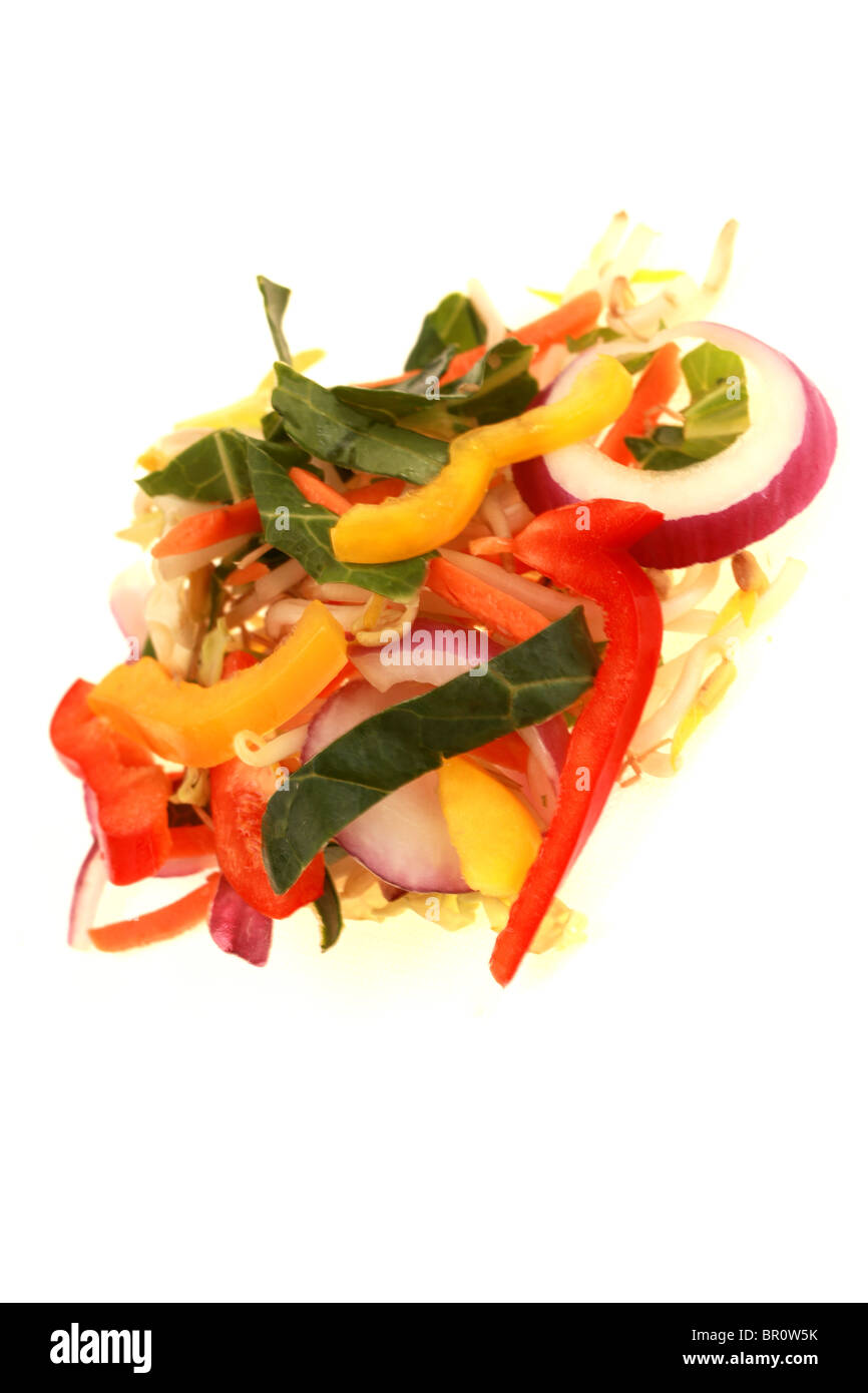 Mixed Pepper Stir Fry Stock Photo - Alamy