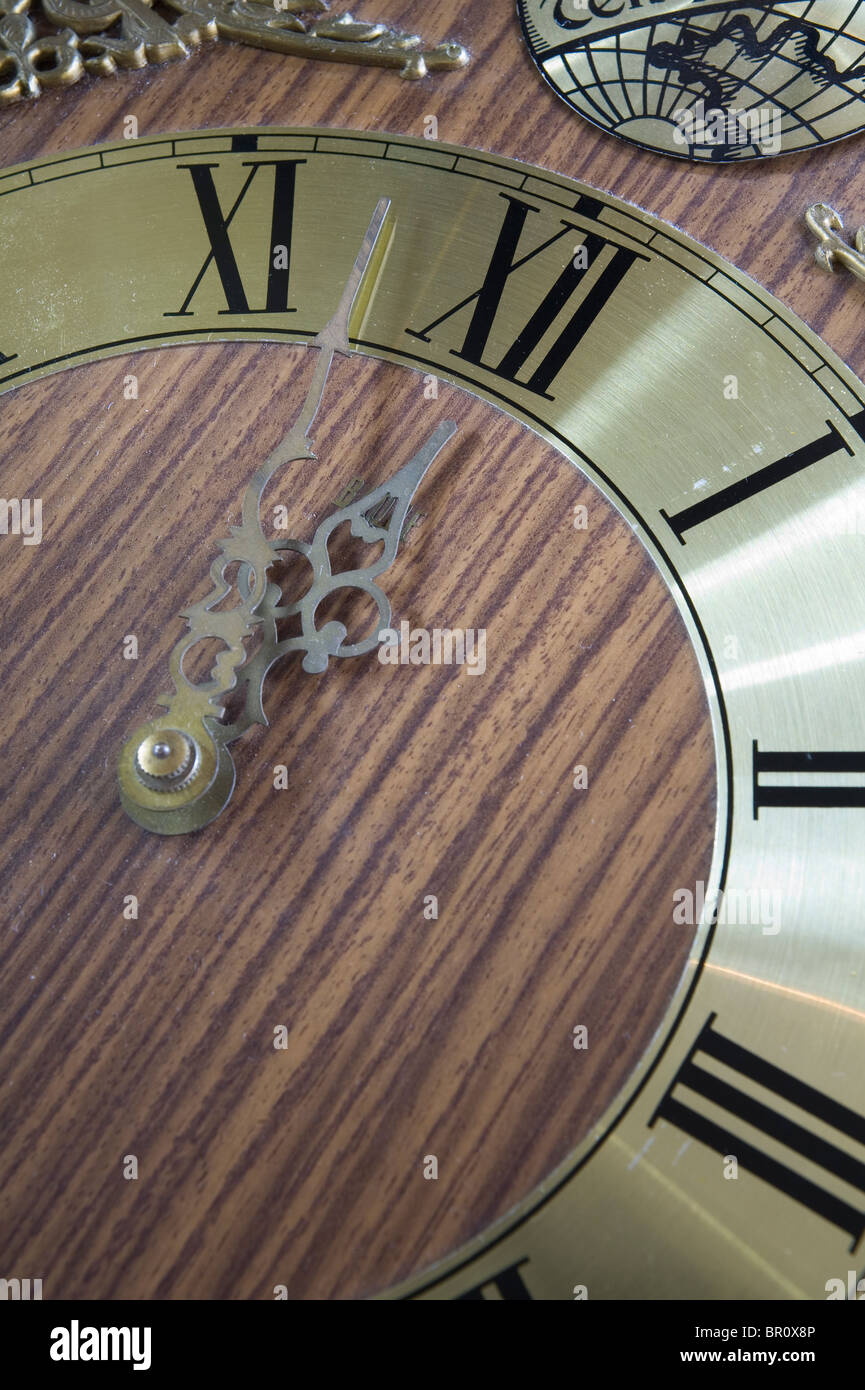 Midnight noon clock face hi-res stock photography and images - Alamy