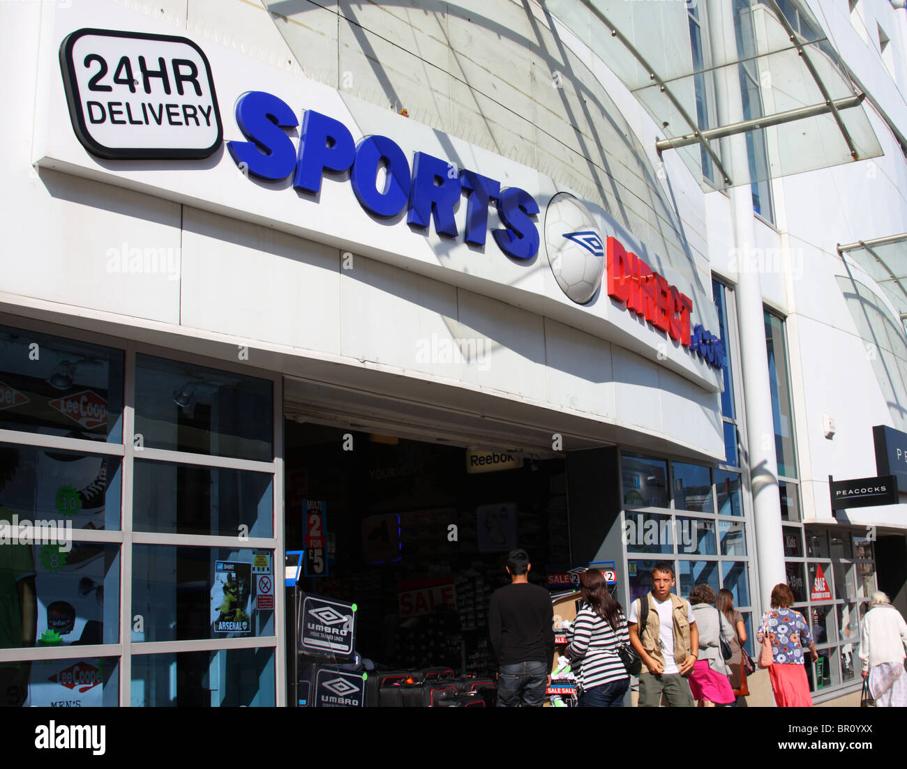 A Sports Direct.com store in a U.K. city. Stock Photo