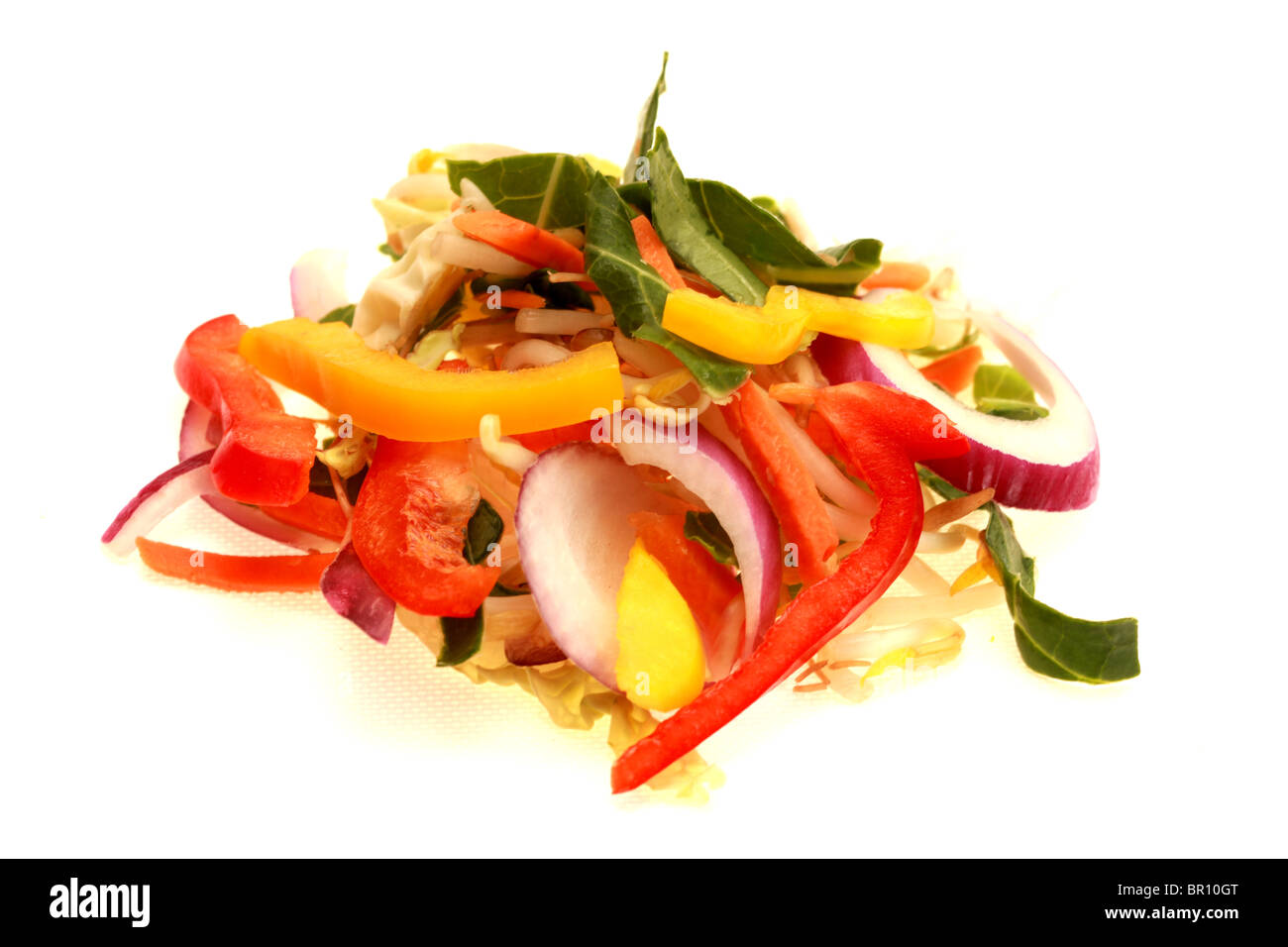 Mixed Pepper Stir Fry Stock Photo - Alamy