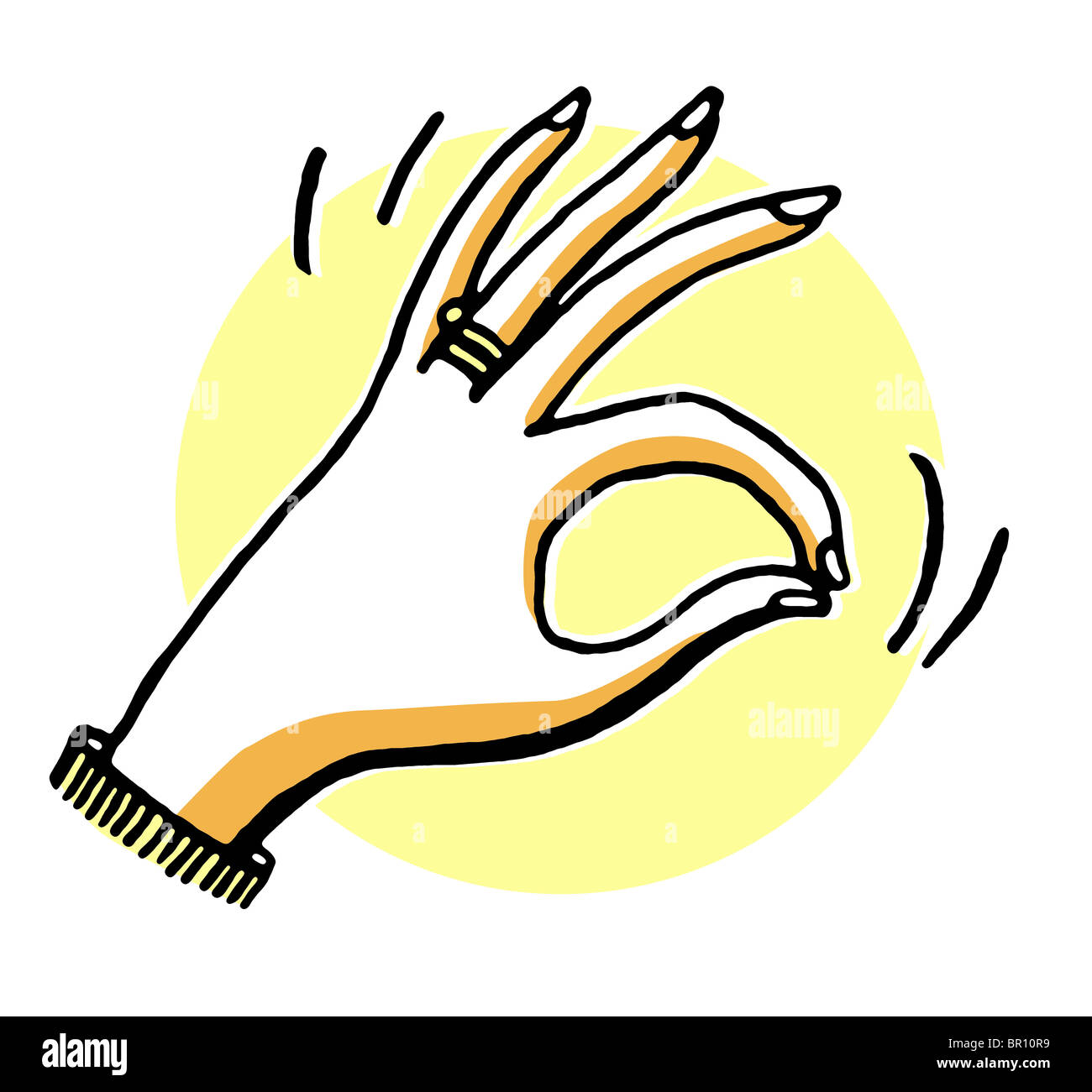 A womans hand Stock Photo