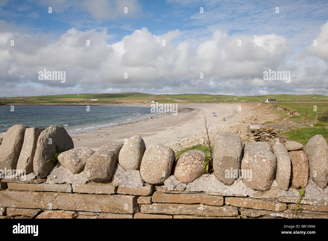 Bay of Skaill Beach, Orkney Islands, Scotland Stock Photo