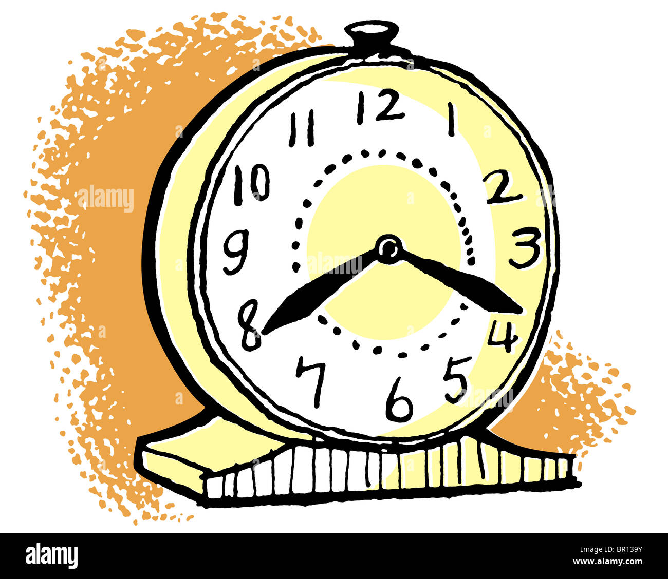 A vintage clock Stock Photo Alamy