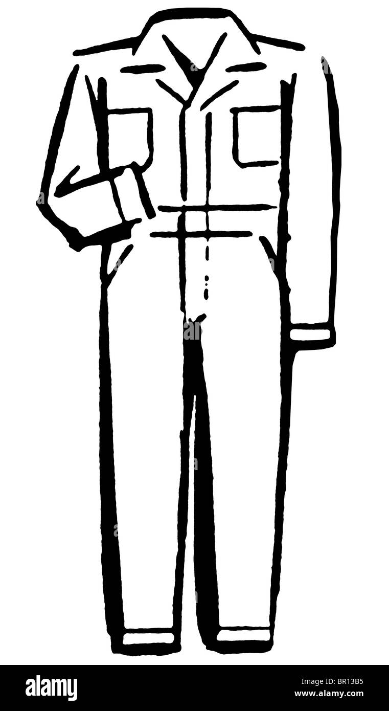 Overall black and white discount