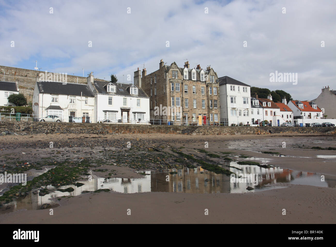 Kinghorn waterfront at low tide Fife Scotland  September 2010 Stock Photo